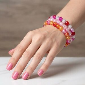 NEW! 3Pcs Spring Charm Bracelet Set